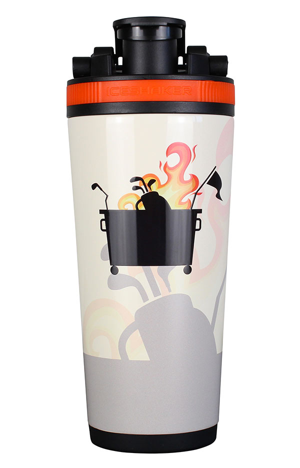 26oz Dumpster Fire Shaker Bottle